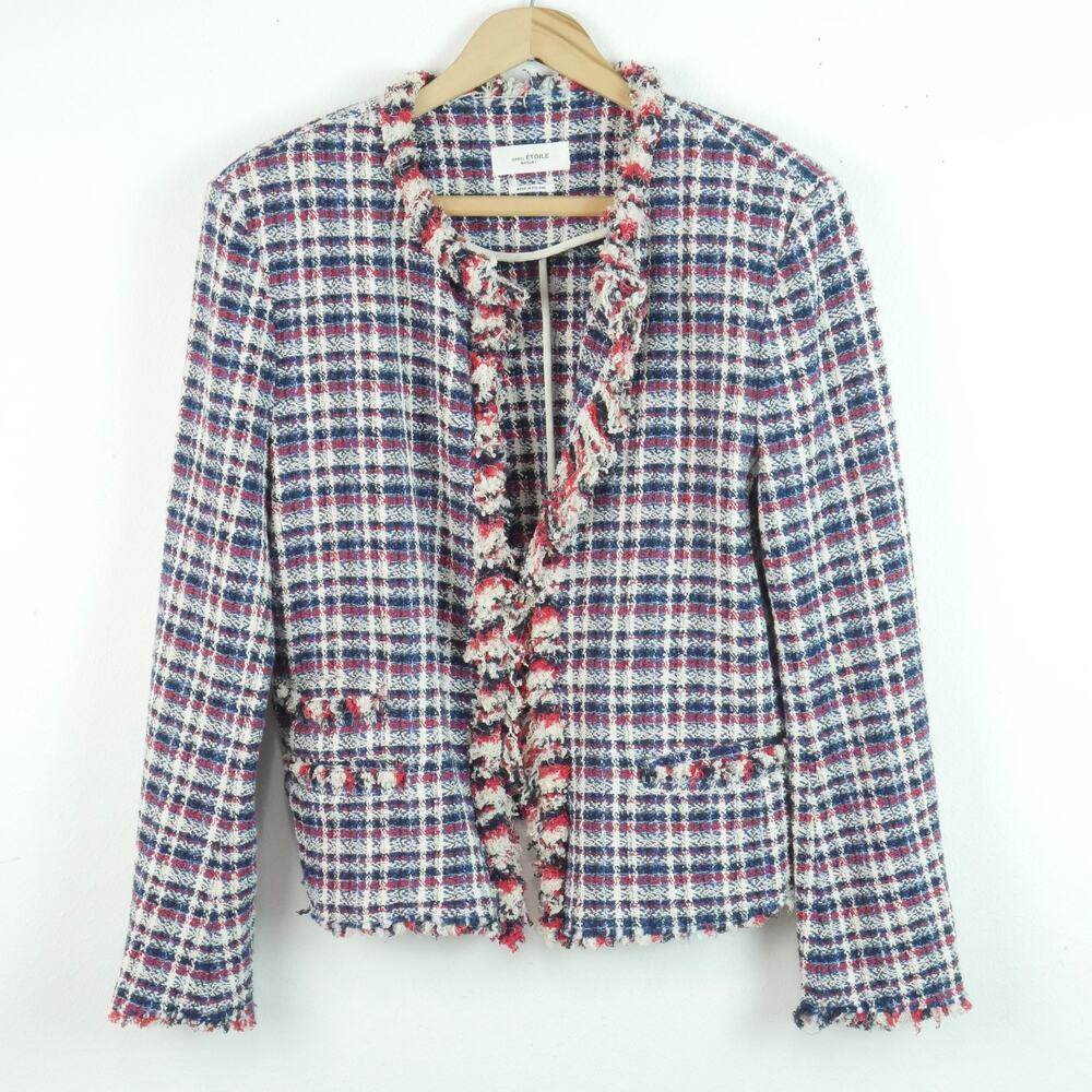 Isabel‎ Marant Etoile Nawell Jacket Size 42 10 Tweed Lady Jacket Luxury Classic